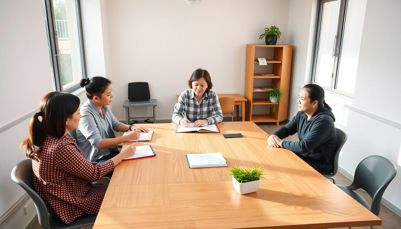 Small-group learning with clear direction